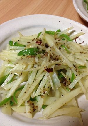 じゃかいもシャキシャキ炒め-レシピのメイン写真