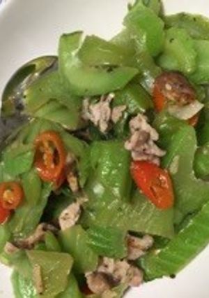 台湾高菜と豚肉の炒め物-レシピのメイン写真