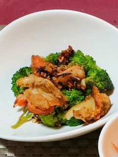 ブロッコリーと帆立のアヒージョ-レシピのメイン写真
