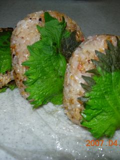 桜えびの香ばし焼きおにぎり☆-レシピのメイン写真