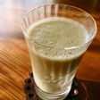 甘酒入りバナナアーモンドミルクスムージー