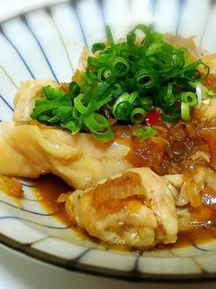 蒸し鶏のピリ辛ネギソースがけ-レシピのメイン写真