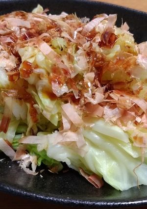 ぱぱっと簡単！！茹でキャベツのおかか和え-レシピのメイン写真
