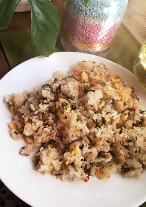 簡単ランチ☆高菜たらこチャーハン-レシピのメイン写真