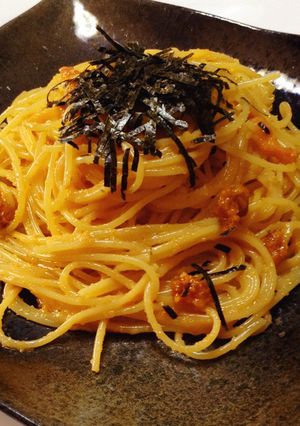 塩ウニ明太パスタ-レシピのメイン写真
