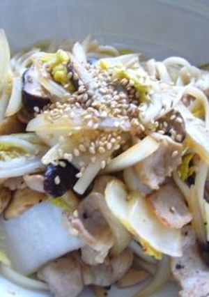 ★ポン酢でさっぱり焼きうどん★-レシピのメイン写真