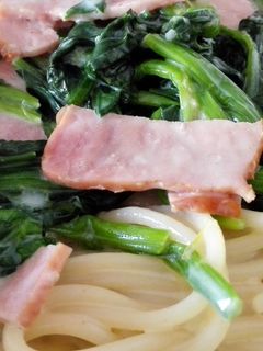 ほうれん草&ベーコンのクリームパスタ☆-レシピのメイン写真