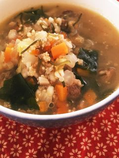 牛肉と昆布の和風雑穀スープ-レシピのメイン写真