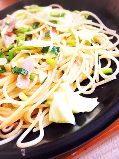 ♪にんにく醤油で!和風パスタ-レシピのメイン写真