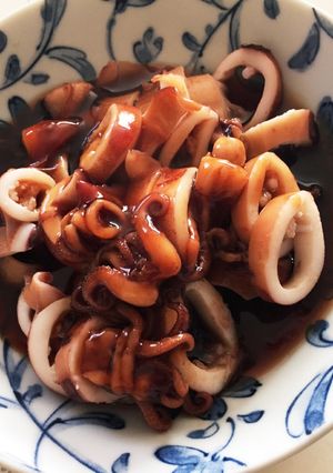 やりいか 煮付け やわらかめ-レシピのメイン写真