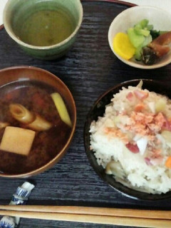血管プラークダイエット食618(舞茸飯)-レシピのメイン写真