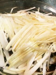 白身魚の中華風ネギ豆鼓蒸し-レシピのメイン写真