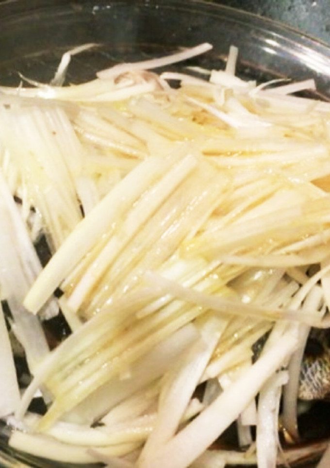 白身魚の中華風ネギ豆鼓蒸し-レシピのメイン写真