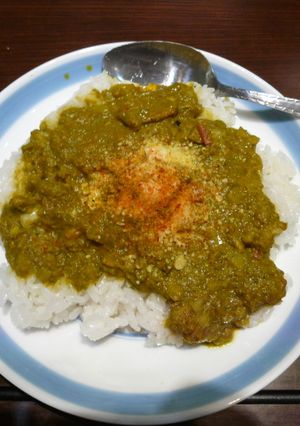 ほうれん草と茹で鶏のカレー-レシピのメイン写真