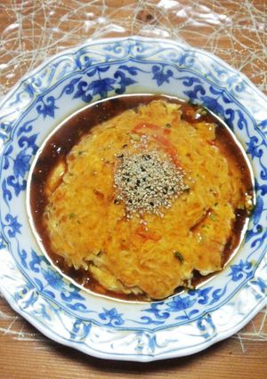 サッポロ一番♡ラーメンdeカニ玉-レシピのメイン写真