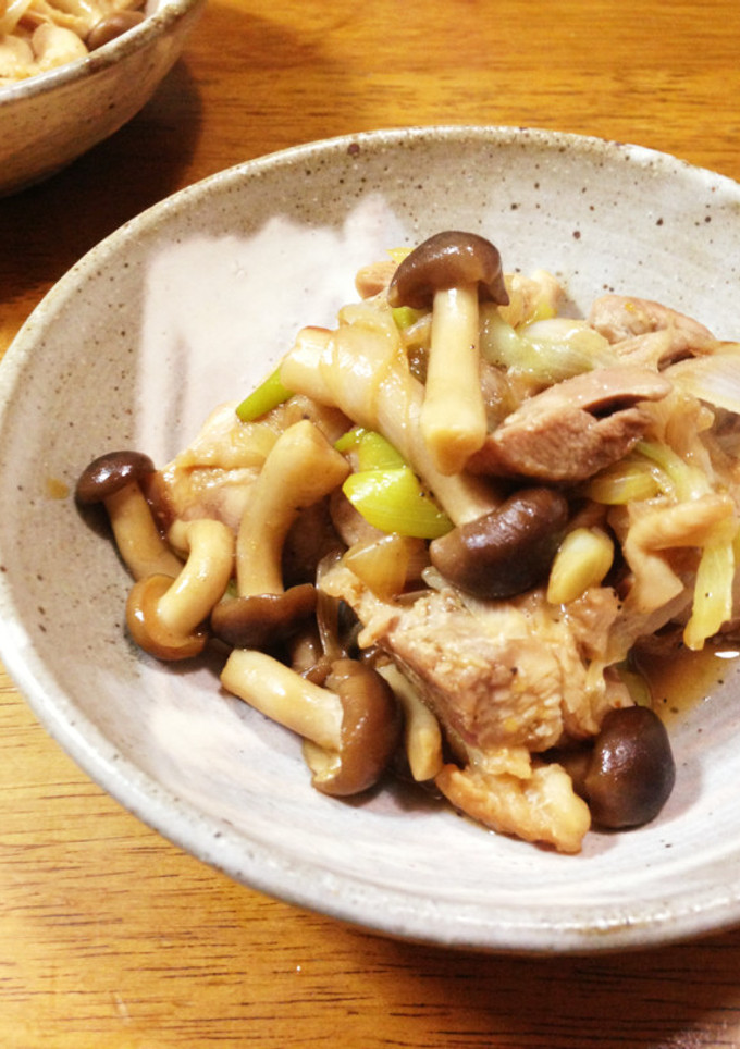 白ネギと鶏肉の柚子こしょう炒め-レシピのメイン写真