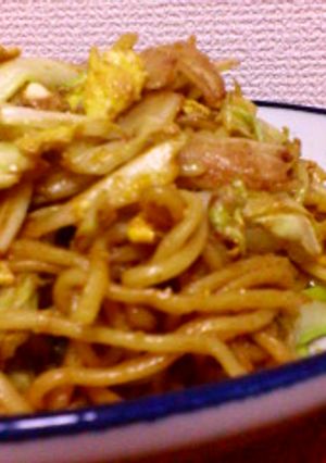 キャベ玉焼きそば(◕∀◕)ﾟ+☆-レシピのメイン写真