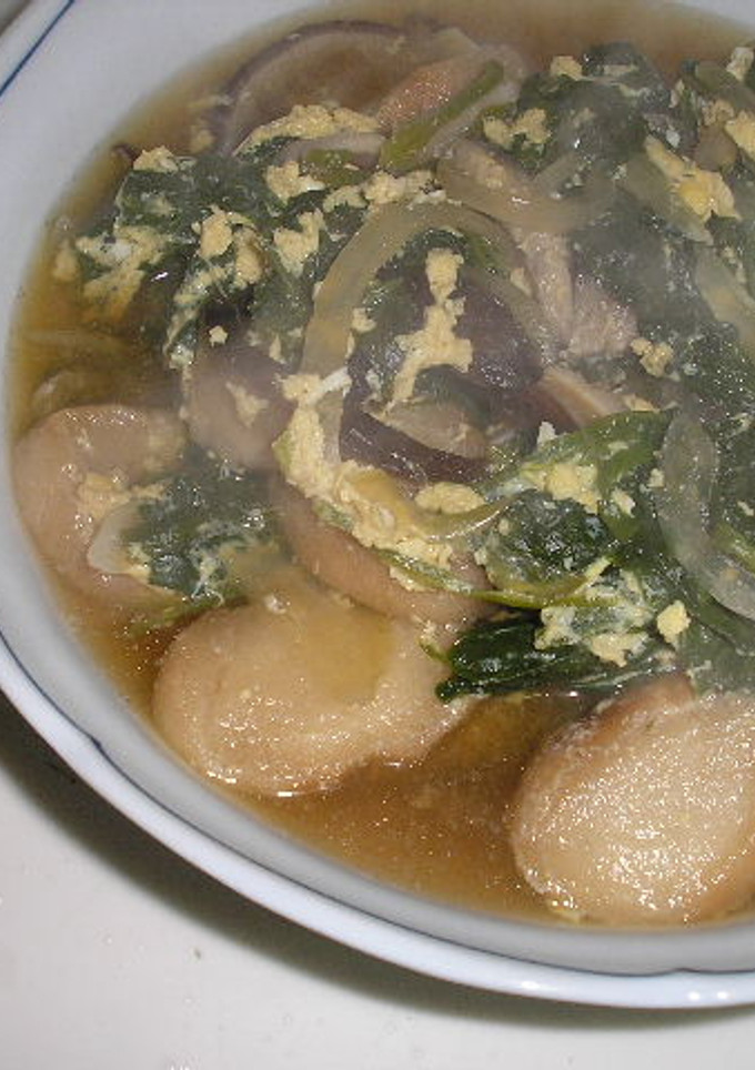 麩とほうれん草の卵とじ♪-レシピのメイン写真