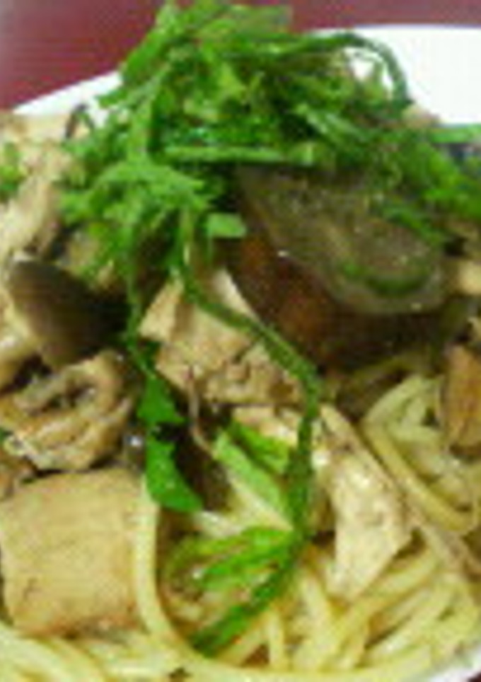 とりとキノコとなすの柚子胡椒パスタ-レシピのメイン写真