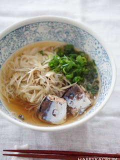 簡単!さば缶でにゅうめん-レシピのメイン写真