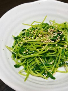 豆苗ナムル-レシピのメイン写真
