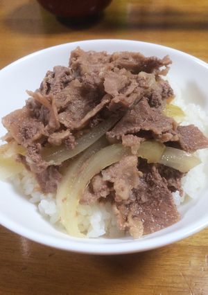 吉野家風の牛丼-レシピのメイン写真