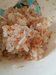 【離乳食後期~】白米苦手っ子のしらすご飯-レシピのメイン写真
