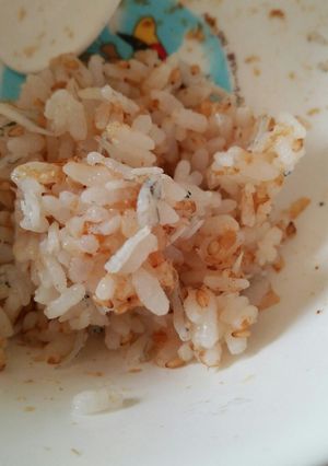 【離乳食後期～】白米苦手っ子のしらすご飯-レシピのメイン写真