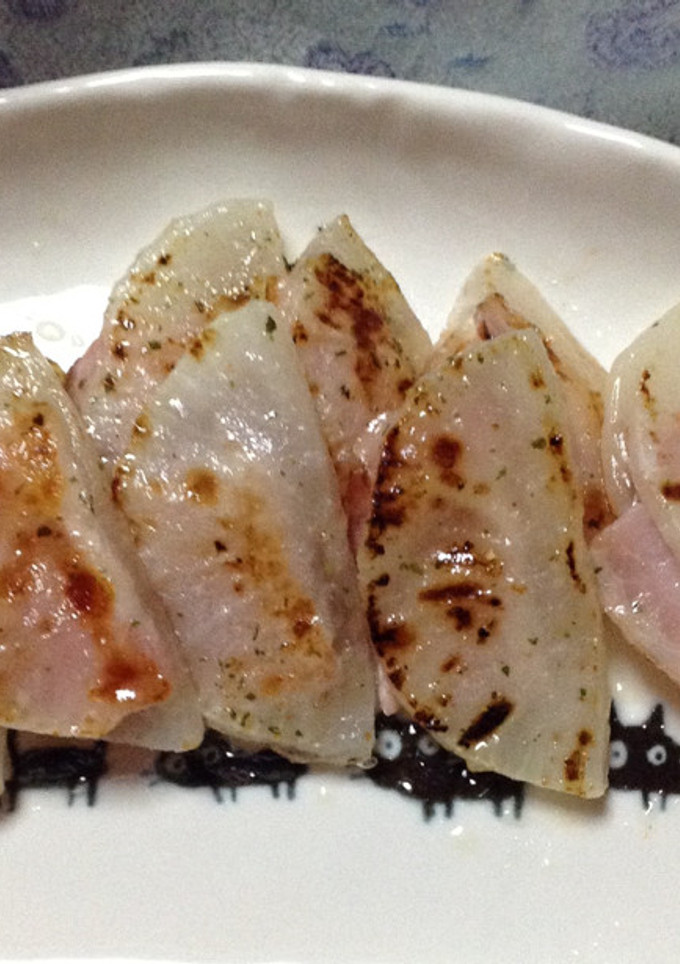 大根のベーコンはさみ焼き-レシピのメイン写真