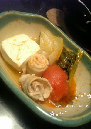 トマトキムチdeチゲ-レシピのメイン写真