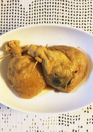 すき焼きde餅巾着-レシピのメイン写真