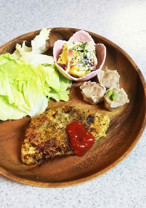 ハーブ香る♡めかじきの香草パン粉焼き-レシピのメイン写真