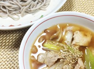 つけ麺風☆具だくさん！焦がしネギそば-レシピのメイン写真