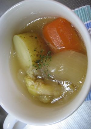 塩豚の茹で汁でポトフ-レシピのメイン写真