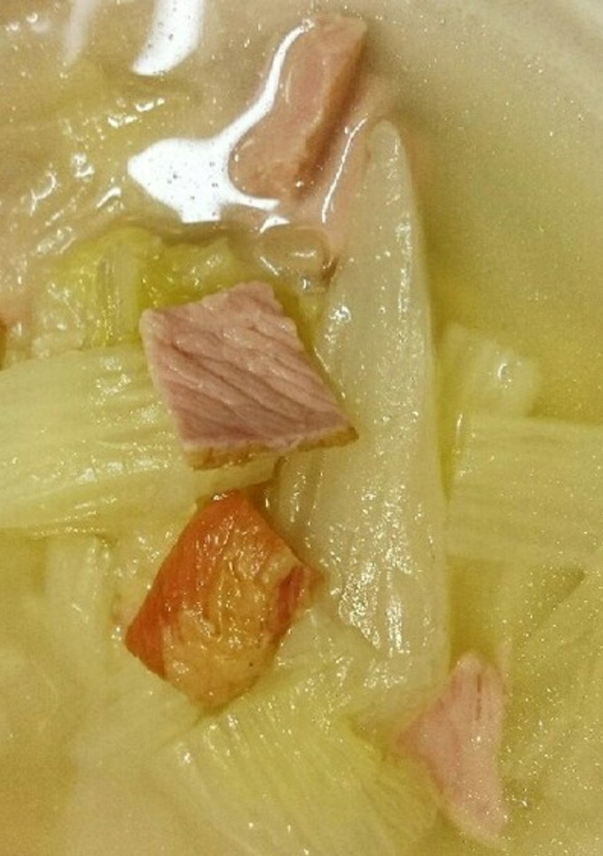 コンソメ不使用。超簡単！白菜のスープ-レシピのメイン写真
