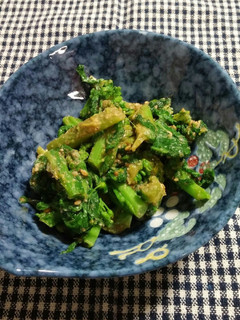 菜の花のごま味噌和え-レシピのメイン写真