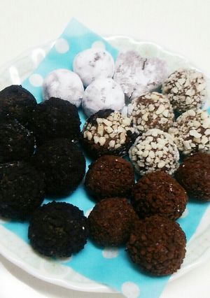 ♥バレンタインに♥簡単生チョコトリュフ✨-レシピのメイン写真