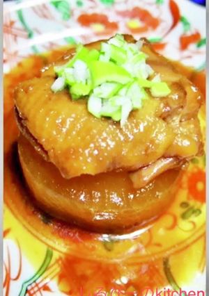 男のロマン！鶏肉と大根両方が主役の鶏大根-レシピのメイン写真