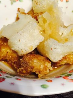揚げだし餅のせ竜田揚げ-レシピのメイン写真