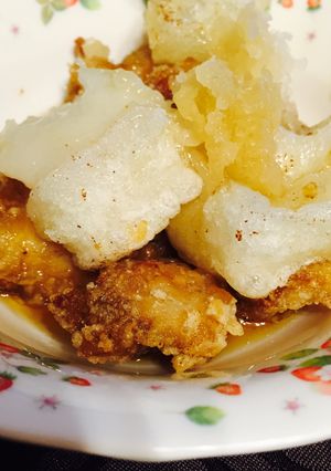 揚げだし餅のせ竜田揚げ-レシピのメイン写真