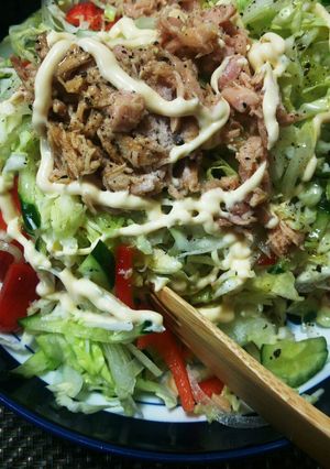 残れば翌朝サンドイッチに使える野菜サラダ-レシピのメイン写真