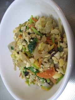 残り物活用レシピ~炒り豆腐-レシピのメイン写真