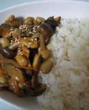 きのこと大豆のピリ辛カポナータ