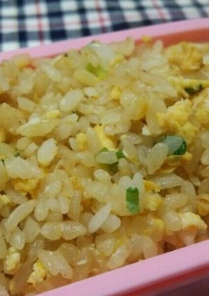 お弁当に☆冷ご飯でねぎと卵の簡単炒飯♪-レシピのメイン写真