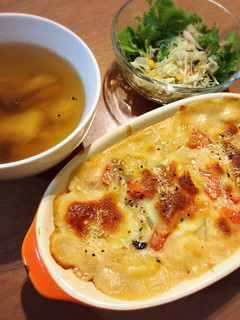 お餅の失敗知らずグラタン!-レシピのメイン写真
