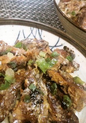 簡単★缶詰活用【さんまかば焼き丼】♪-レシピのメイン写真