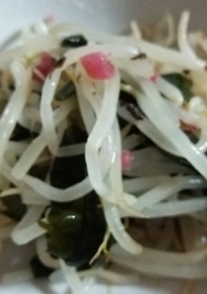 もやしとワカメのカリカリ梅和え-レシピのメイン写真