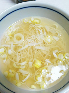 超簡単♪夜食に塩にゅうめん!!-レシピのメイン写真