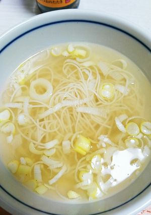 超簡単♪夜食に塩にゅうめん!!-レシピのメイン写真