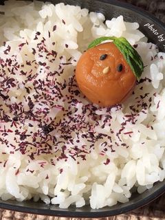 お弁当に!梅干しクン-レシピのメイン写真